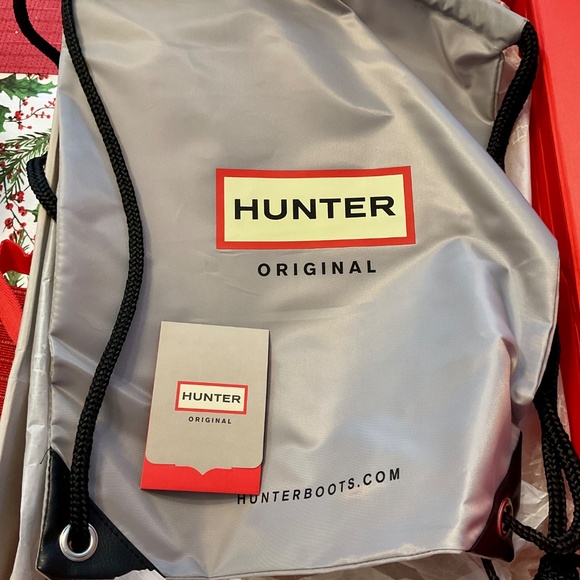 Hunter Original Tour rain boots Dark Earth Blue US Size 6, EU Size 37, UK 4 - Picture 9 of 11